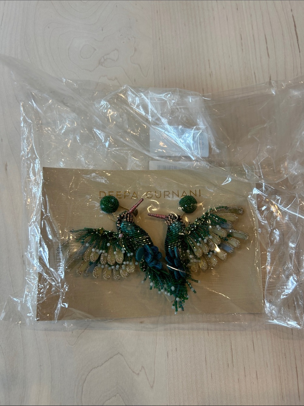 Deeps Gurnani Hummingbird Earrings - Picture 7 of 9
